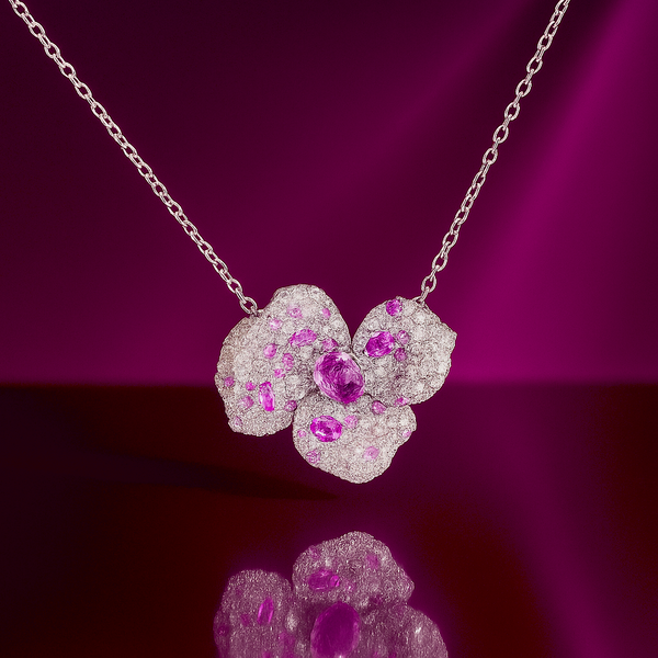 Petals Unspoken – Orchid Necklace